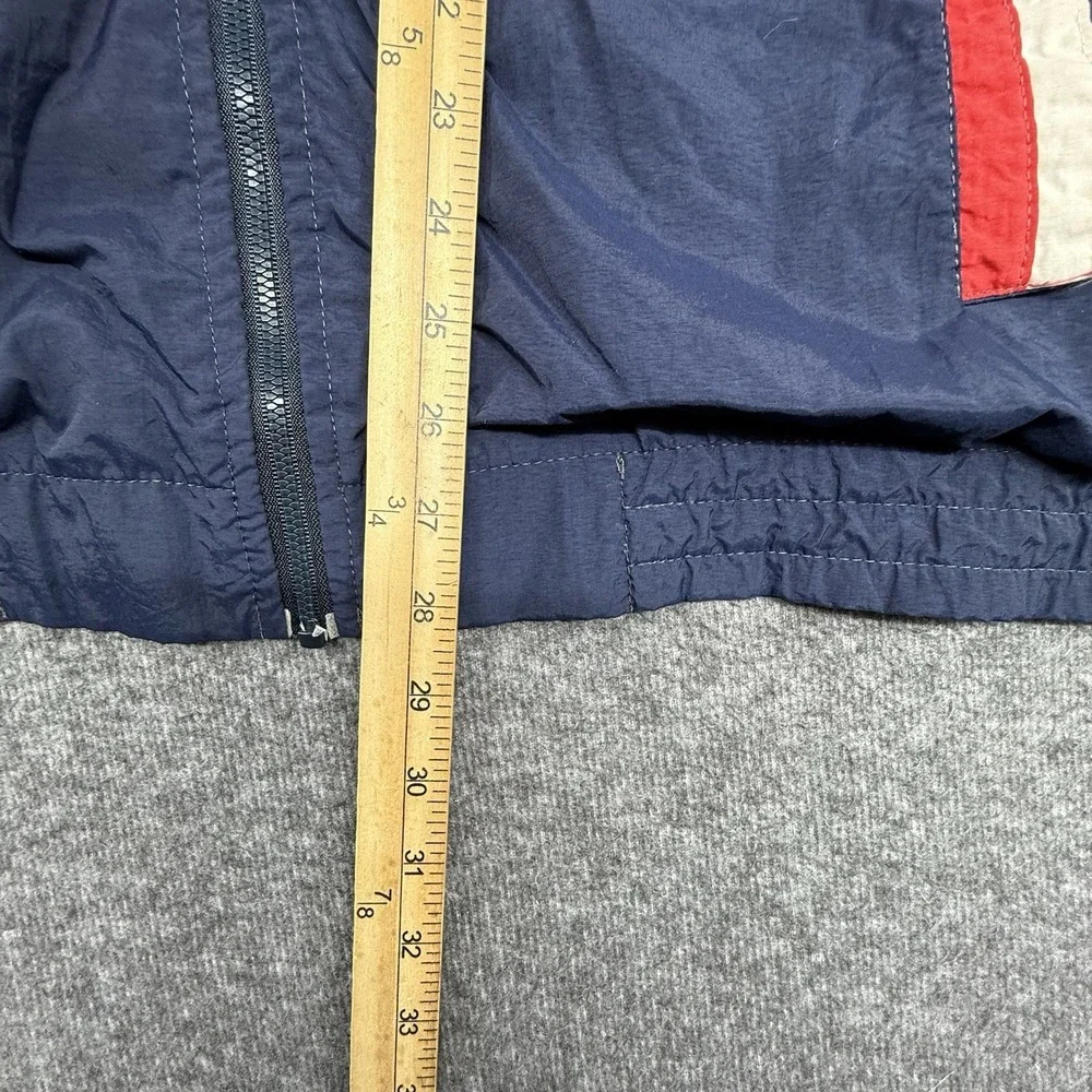 Vintage FILA Full Zip‎ Windbreaker Jacket Mens 2XL Blue Color Block